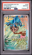 PSA 10 Hitmontop 240 Illustration Rare Ascended Heroes Pokemon