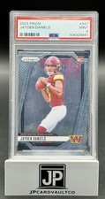 2024 Panini Prizm Jayden Daniels RC Rookie #347 Commanders PSA 9