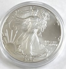 2025 American Eagle Silver Dollar - 1 oz 999 Fine Silver - BU - In Capsule