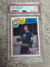 1983 O-PEE-CHEE OPC HOCKEY CARD PSA 9 CRAIG RAMSAY BUFFALO SABRES