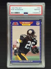 Rod Woodson PSA 10 1989 Pro Set Rookie