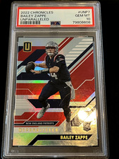 2022 CHRONICLES BAILEY ZAPPE UNPARALLELED RC #UNP7 PSA GEM MINT 10