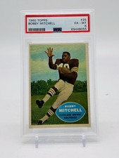 1960 Topps Bobby Mitchell #25 PSA 6 HOF Cleveland Browns