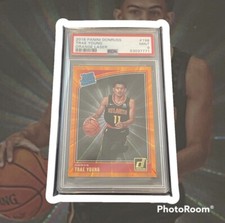 Trae Young 2018 Donruss Rated Rookie #198 Orange Laser PSA 9 Mint LOW POP 💥