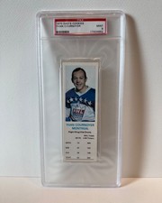 1970 YVAN COURNOYER DAD'S COOKIES MONTREAL CANADIENS PSA MINT 9