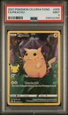 PSA 9 MINT - Pikachu #005 Pokemon Celebrations Full Art 25th Anniversary