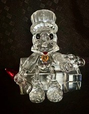 CRYSTAL WORLD DISNEY SHOWCASE JIMINY CRICKET Ltd.Ed. Crystal Figurine #1544
