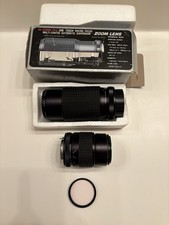 Lot of 2 Vintage Focal Film Camera Lenses 52mm and 55mm with a lens filter