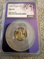 2026 Eagle NGC G$5 MS69 Gold Eagle Trader Bea Core