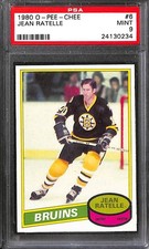 1980 O-Pee-Chee #6 Jean Ratelle PSA 9 Mint 24130234 