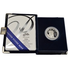 American Platinum Eagle Proof 1/2 oz $50 - Coin in OGP - Random Date