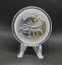 2017 Republic of Chad Scorpion 1oz Silver Coin .999 500 Francs CFA Business