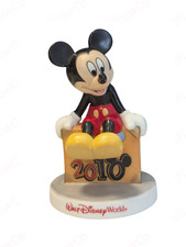 Disney Parks Mickey Mouse 2010 Suitcase Figurine Walt Disney World