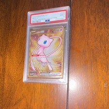 Pokemon TCG Mew ex 205/165 English SV: Scarlet & Violet 151 Metal Card PSA 9