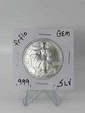 American Eagle Silver Coin Silver Eagle Philadelphia Mint 2001 #50