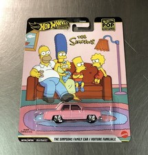 HOT WHEELS 2026 PREMIUM POP CULTURE THE SIMPSONS FAMILY CAR FREE SHIP 1/64 SCALE