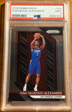 2018-19 Panini Prizm Shai Gilgeous-Alexander RC Rookie #184 PSA 9 MINT