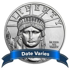 $50 American Platinum Eagle 1/2 oz Random Year BU