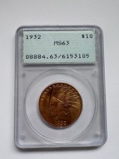 10 dollar  gold coin 1932