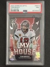 2022 Panini Donruss Optic - My House! Tom Brady #MH-15 Holo Prizm PSA 9