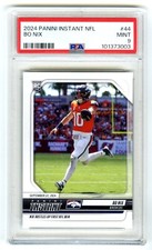 BO NIX~DENVER BRONCOS~2024 PANINI INSTANT PSA-9 MINT 1:719 NFL ROOKIE RC CARD#44