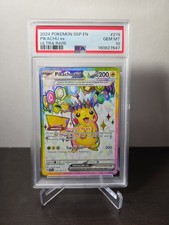 2024 POKEMON SSP EN PIKACHU EX ULTRA RARE #219 PSA 10