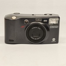 Minolta Freedom Zoom 105EX 35mm Film Camera 38-105mm AF Point Shoot Powers On VG