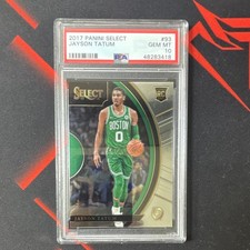 2017-2018 Panini Select Jayson Tatum Rookie #93 PSA 10