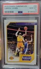 Lebron James 2019 Panini chronicles #86  PSA 10