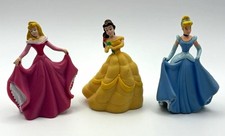 Decopac Disney Princess Figurines Set of 3: Cinderella Belle Aurora 3"