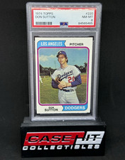 Topps 1974 Topps Don Sutton #220 Los Angeles Dodgers PSA Graded Baseball Card Z6