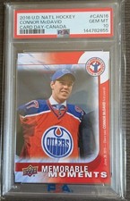 2016 UD- Connor McDavid- National Hockey Card Day PSA 10 Oilers #CAN16