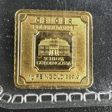 1 Gram Gold Bar - Geiger Edelmetalle 999.9