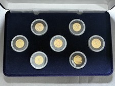 2014 World Gold Bullion Set 7 Coins 1/10 oz Each AGE Panda Krugerrand Maple