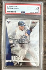 2017 Topps Finest Aaron Judge #2 RC Rookie PSA 9 MINT Yankees MVP