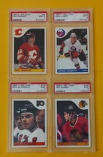 Paul Reinhart #48 Flames 1985-86 PSA 9 Hockey Kitchener Atlanta Canucks