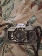 Canon FTb QL 35mm SLR Film Camera with 50mm F/1.8 Fast Prime Lens