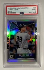 2017 Panini Donruss Optic #38 Aaron Judge HOLO PSA Graded Mint 9