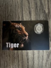 2026 Liberia Tiger 1/500 oz .999 Platinum Coin in Card