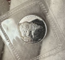 1999 $1 Canada 1/20 Oz Platinum Polar Bear Bullion Coin • ONLY 299 Minted (OMP)