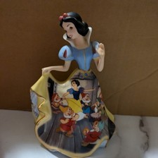 Disney Snow White & Seven Dwarfs Dress Scene Decorative Bell 6"