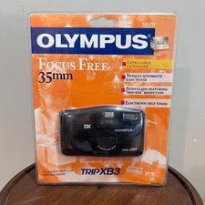 Vtg Olympus Trip XB3 35mm Film Camera Big Finder Focus Free New Sealed 102-215