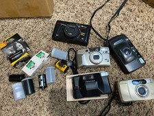 Pentax Fuji Minolta PC35 AF Point & Shoot 35mm Film Cameras & Film Lot