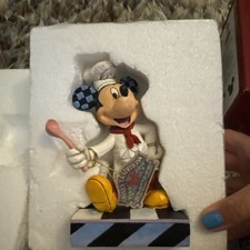 WALT DISNEY CHEF MICKEY MOUSE BON APPETIT FIGURINE BY JIM SHORE CIB