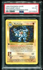 PSA 4 Machamp 1st Edition Shadowless Holo Rare Base Set 1999 Pokemon Card #8
