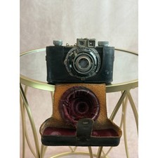 Vintage Falcon Special Camera Utility Mfg Co NY 127 Film Wollensak Lens + Case