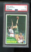 1981 Topps #75 Kevin Mchale ROOKIE RC PSA 7 Graded Basketball Card 1981-82 East