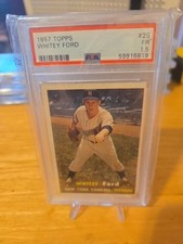 1957 Topps - Whitey Ford #25 Psa 1.5 Cert# 59916819
