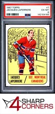 1967 TOPPS #7 JACQUES LAPERRIERE CANADIENS HOF PSA 6
