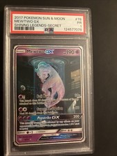 PSA 1 Mewtwo GX 78/73 2017 Shining Legends Secret Rare Pokemon Card